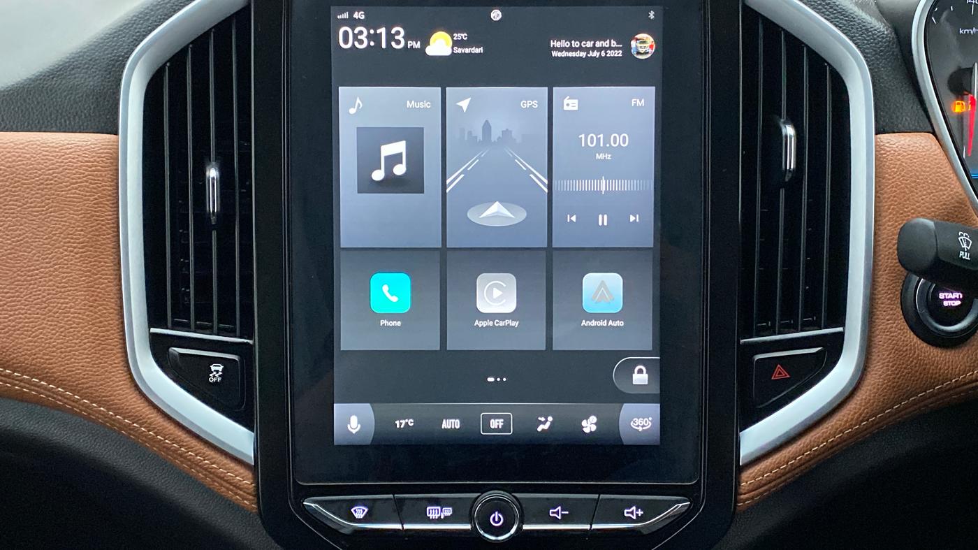 2021 MG HECTOR PLUS SHARP HYBRID PETROL, Petrol, Manual, 9,791 km, Infotainment System