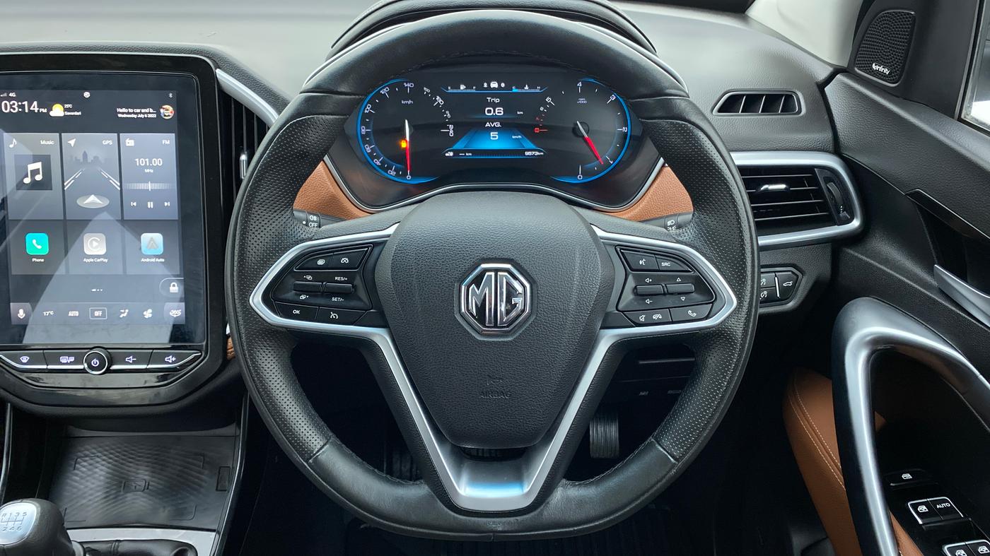 2021 MG HECTOR PLUS SHARP HYBRID PETROL, Petrol, Manual, 9,791 km, Steering Wheel Close Up