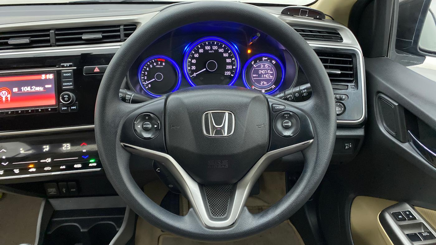 2016 Honda City V MT PETROL, Petrol, Manual, 40,715 km, Steering Wheel Close Up