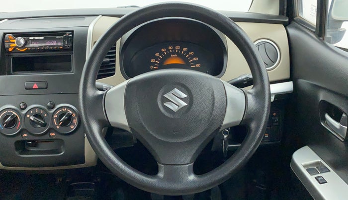 2013 Maruti Wagon R 1.0 LXI, Petrol, Manual, 46,225 km, Steering Wheel Close Up