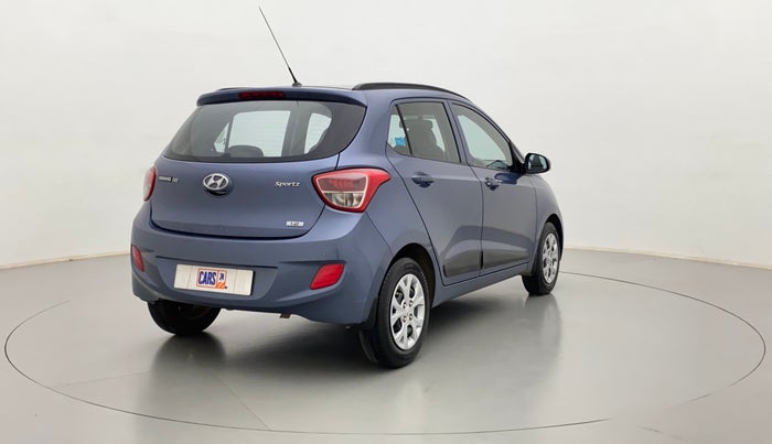 2015 Hyundai Grand i10 SPORTZ 1.2 KAPPA VTVT, Petrol, Manual, 77,830 km, Right Back Diagonal