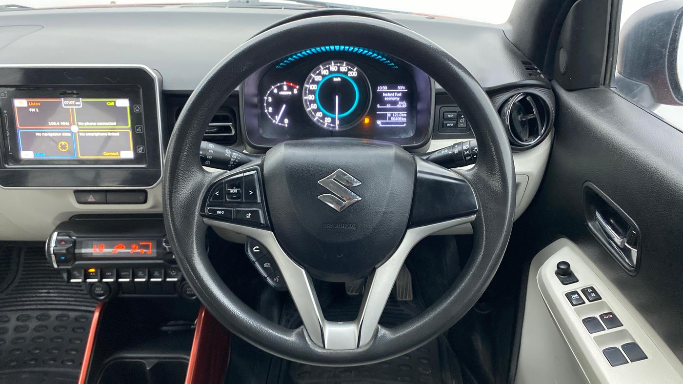 2017 Maruti IGNIS ALPHA 1.3, Diesel, Manual, 58,613 km, Steering Wheel Close Up