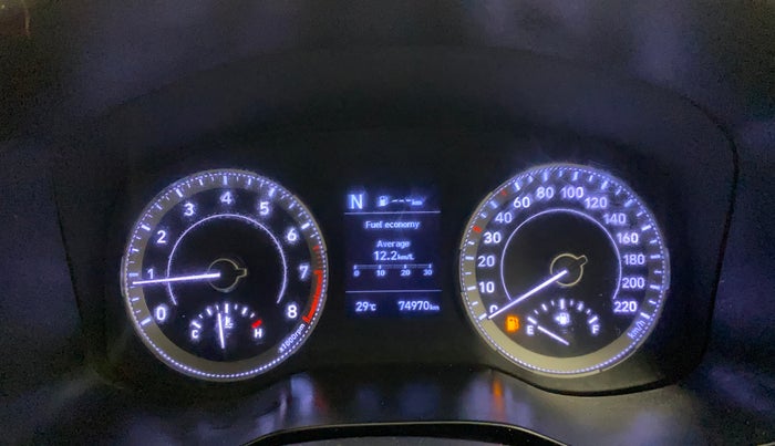 2021 Hyundai VENUE SX 1.0 TURBO IMT, Petrol, Manual, 74,927 km, Odometer Image