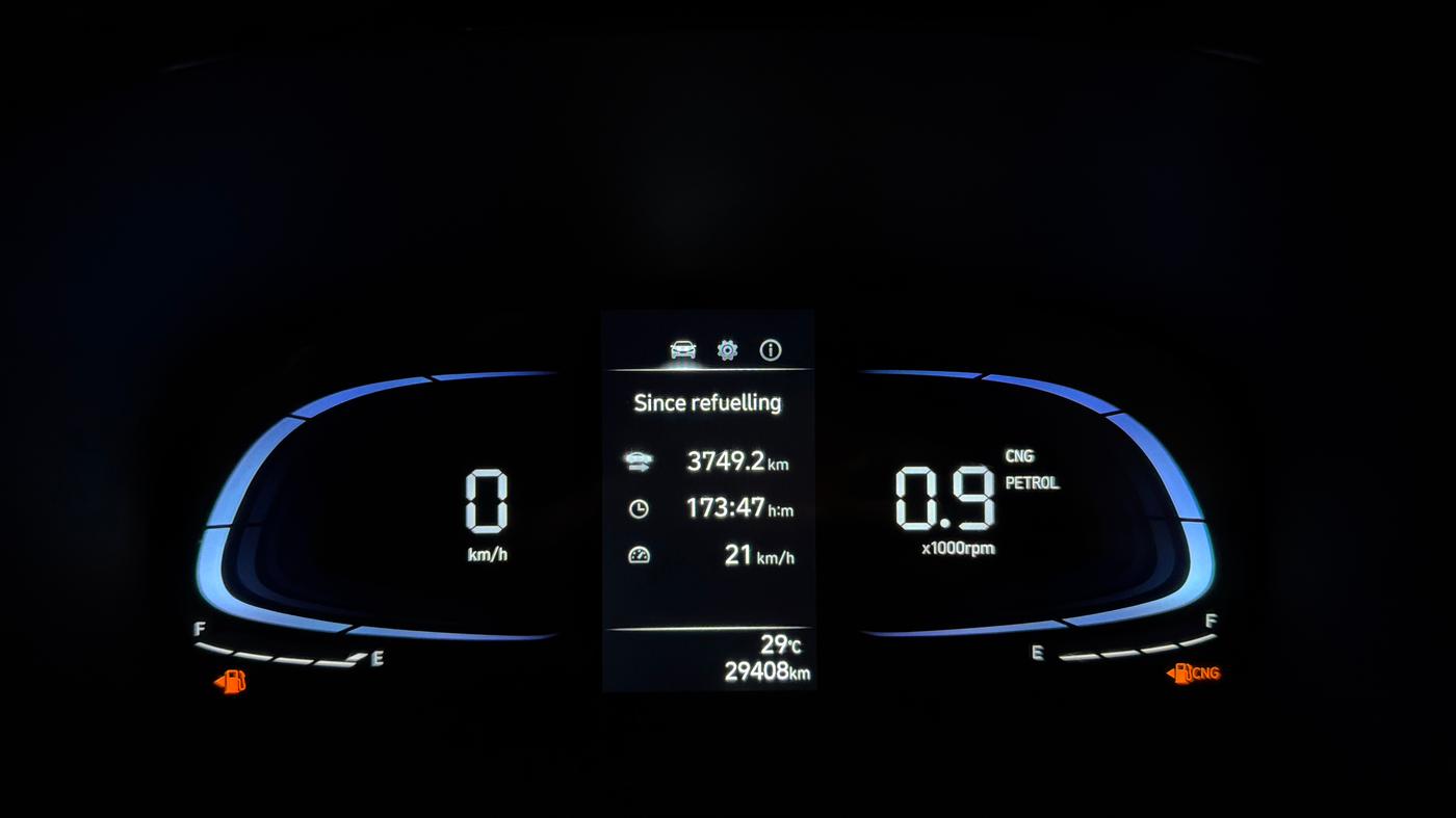 2025 Hyundai EXTER SX 1.2 MT Hy-CNG Duo , CNG, Manual, 29,408 km, Odometer Image