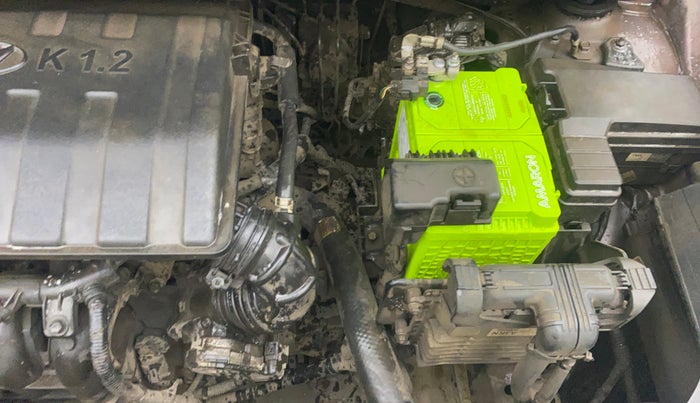 2021 Hyundai AURA SX PLUS 1.2 AMT, Petrol, Automatic, 93,830 km, Engine View - Left