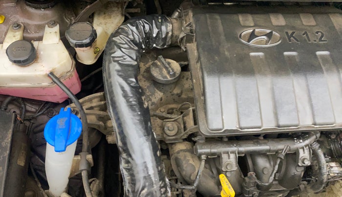 2021 Hyundai AURA SX PLUS 1.2 AMT, Petrol, Automatic, 93,830 km, Engine View - Right