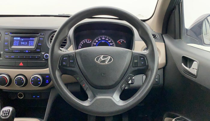 2015 Hyundai Grand i10 SPORTZ 1.2 KAPPA VTVT, Petrol, Manual, 61,975 km, Steering Wheel Close Up