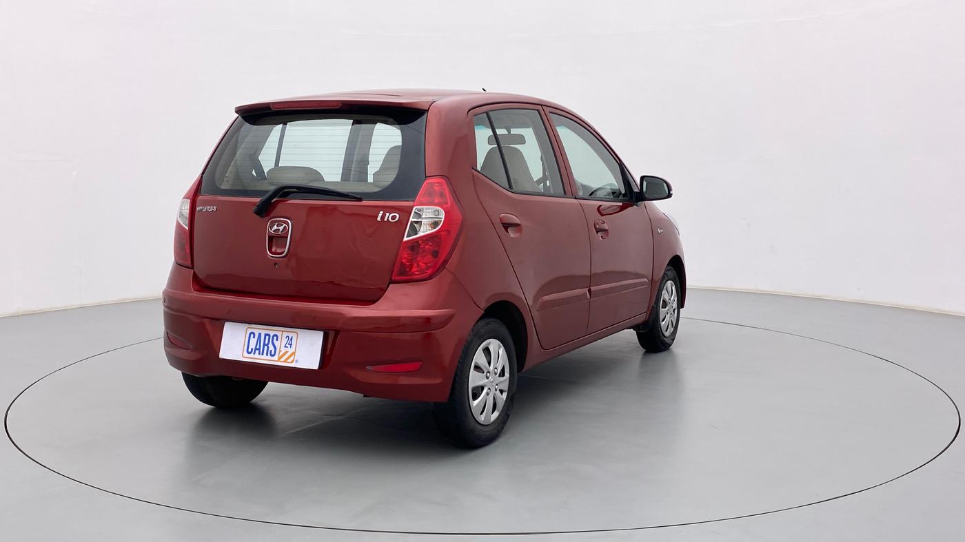2012 Hyundai i10 SPORTZ 1.2 AT KAPPA2, Petrol, Automatic, 58,372 km, Right Back Diagonal
