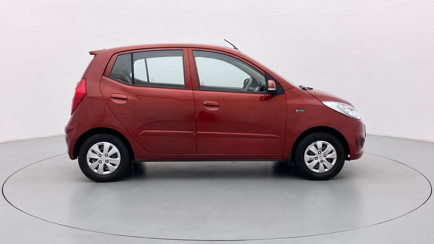 2012 Hyundai i10 SPORTZ 1.2 AT KAPPA2, Petrol, Automatic, 58,372 km, Right Side View