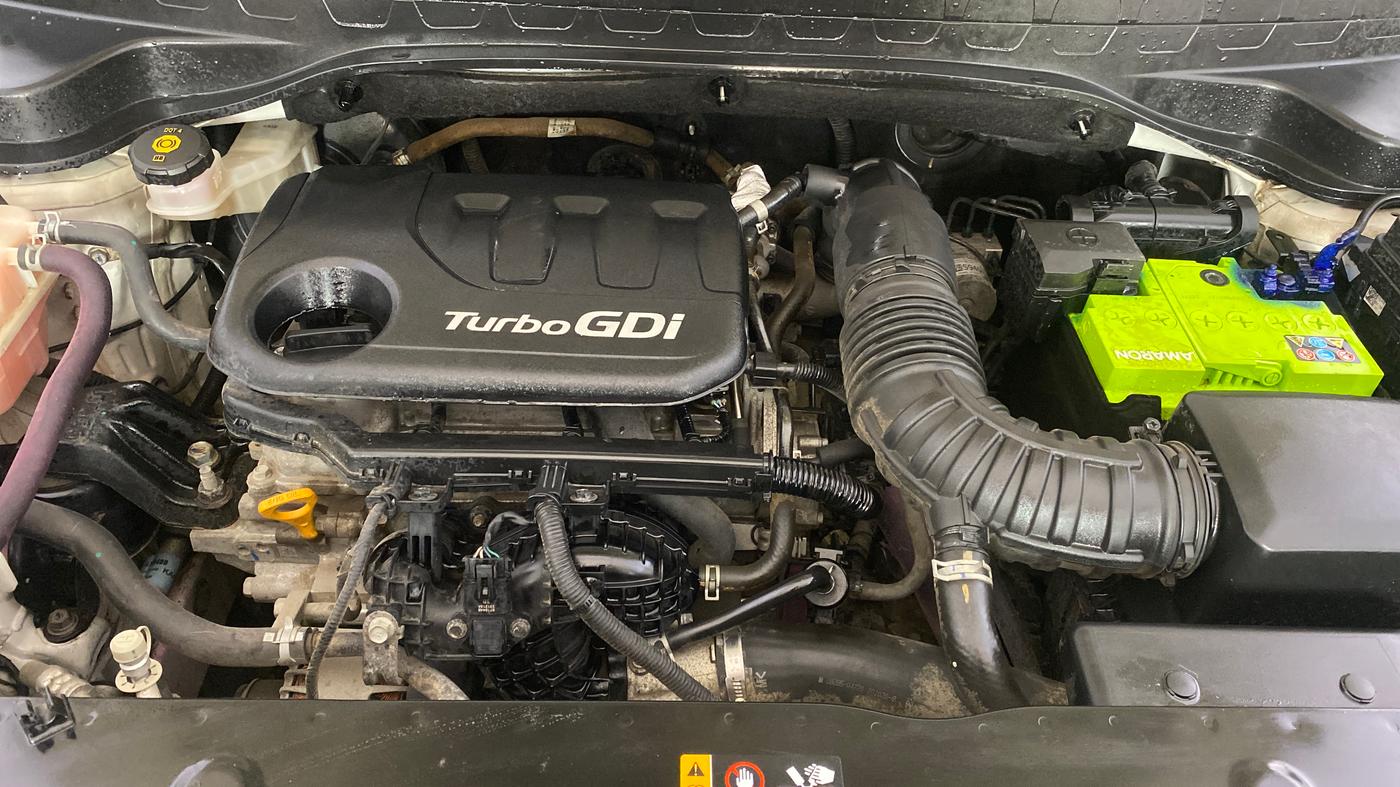 2021 KIA SONET HTK PLUS 1.0 IMT, Petrol, Manual, 40,292 km, Engine View