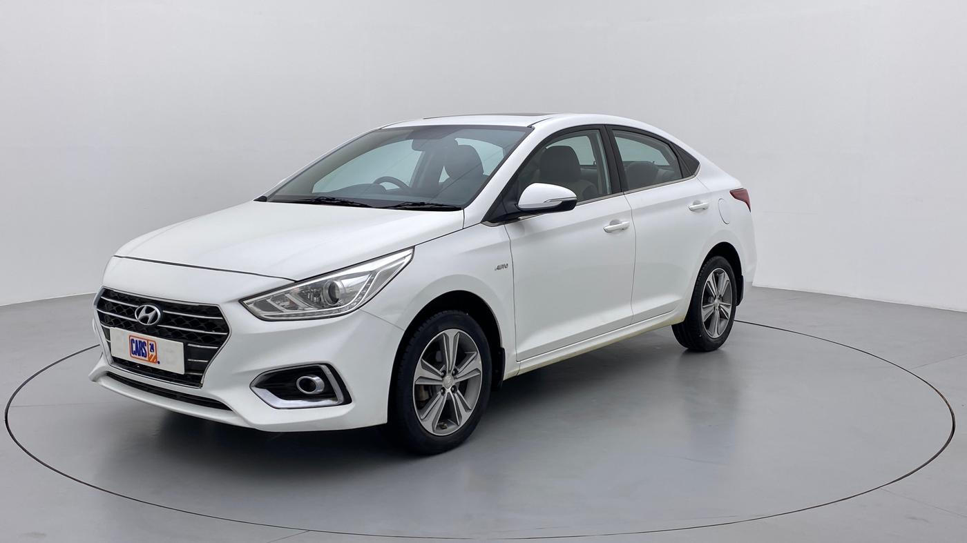 2018 Hyundai Verna 1.6 CRDI SX + AT, Diesel, Automatic, 66,035 km, Left Front Diagonal