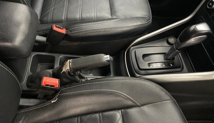2018 Ford Ecosport TITANIUM + 1.5L PETROL AT, Petrol, Automatic, 64,621 km, Gear lever - Hand brake lever cover torn