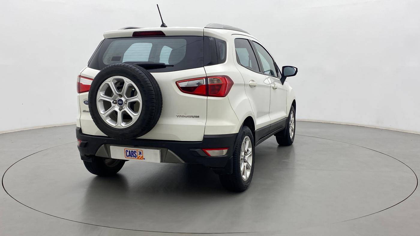 2018 Ford Ecosport TITANIUM + 1.5L PETROL AT, Petrol, Automatic, 64,621 km, Right Back Diagonal