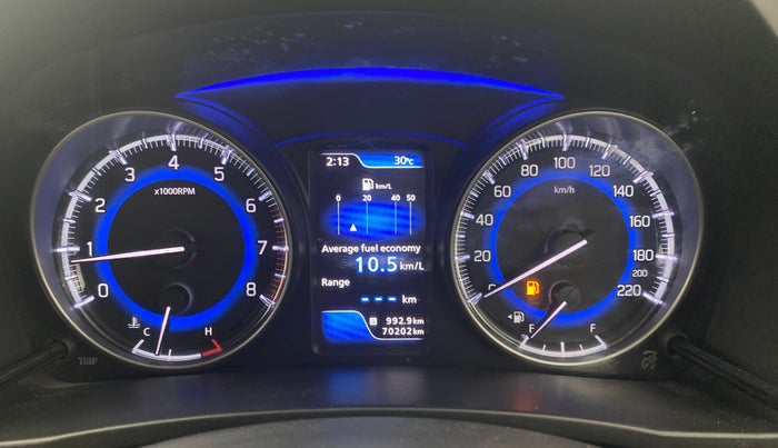 2020 Toyota Glanza G, Petrol, Manual, 70,192 km, Odometer Image