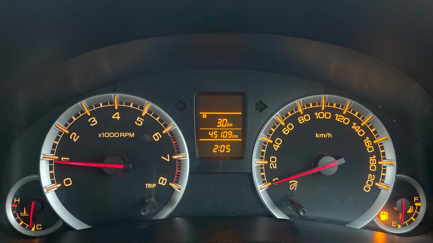 2014 Maruti Swift Dzire VXI, Petrol, Manual, 45,152 km, Odometer Image