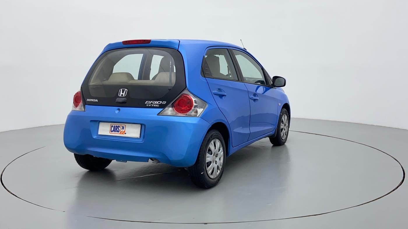 2012 Honda Brio S MT, Petrol, Manual, 72,717 km, Right Back Diagonal