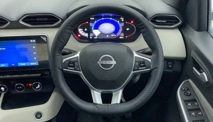 2023 Nissan MAGNITE XV TURBO CVT, Petrol, Automatic, 967 km, Steering Wheel Close Up