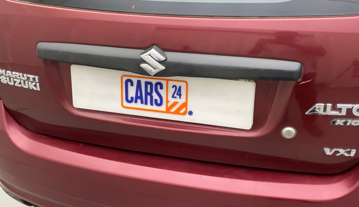 2014 Maruti Alto K10 VXI, Petrol, Manual, 49,354 km, Dicky (Boot door) - Slightly dented