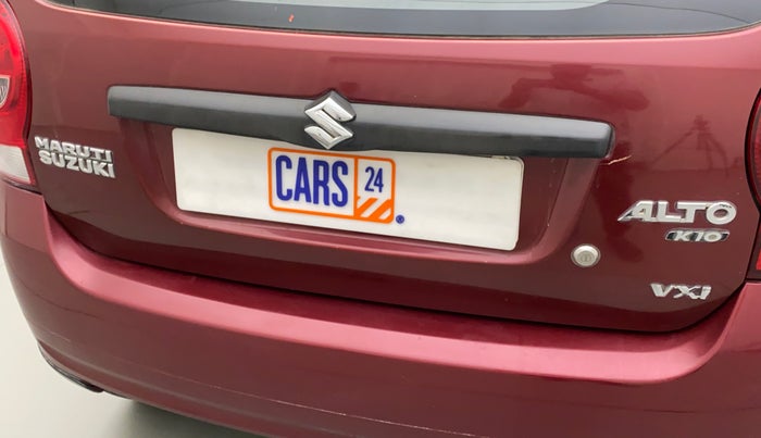 2014 Maruti Alto K10 VXI, Petrol, Manual, 49,354 km, Dicky (Boot door) - Minor scratches
