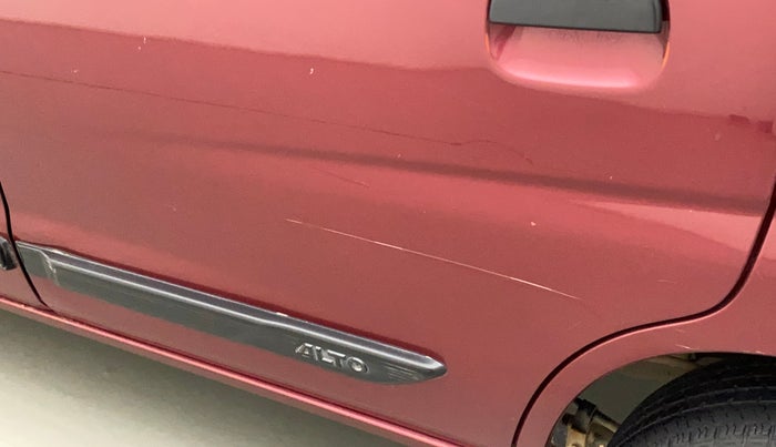 2014 Maruti Alto K10 VXI, Petrol, Manual, 49,354 km, Rear left door - Minor scratches