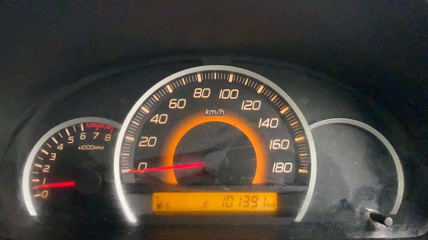 2014 Maruti Wagon R 1.0 VXI, Petrol, Manual, 1,01,391 km, Odometer Image
