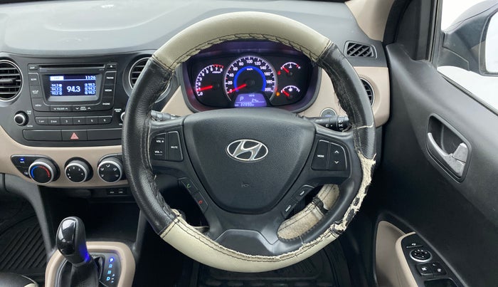 2014 Hyundai Grand i10 ASTA AT 1.2 KAPPA VTVT, Petrol, Automatic, 22,890 km, Steering Wheel Close Up