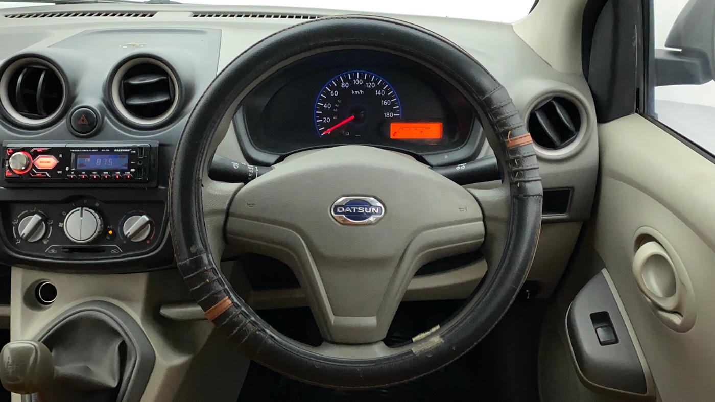 2016 Datsun Go T, Petrol, Manual, 58,433 km, Steering Wheel Close Up