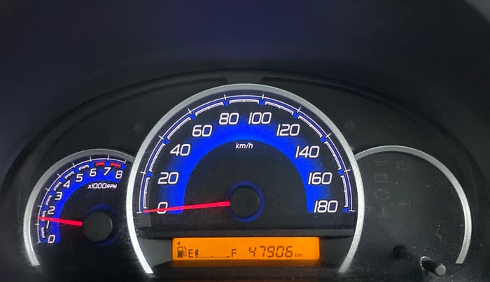 2018 Maruti Wagon R 1.0 VXI, Petrol, Manual, 47,906 km, Odometer Image