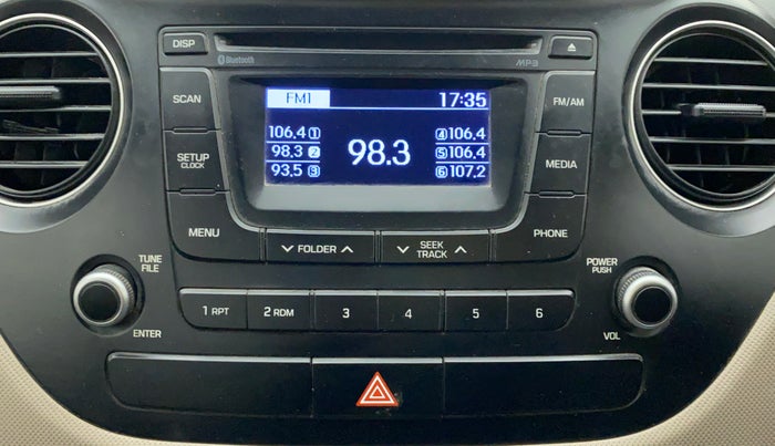2015 Hyundai Xcent S (O) 1.2, Petrol, Manual, 39,442 km, Infotainment System
