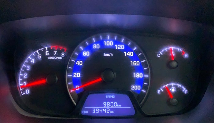 2015 Hyundai Xcent S (O) 1.2, Petrol, Manual, 39,442 km, Odometer Image