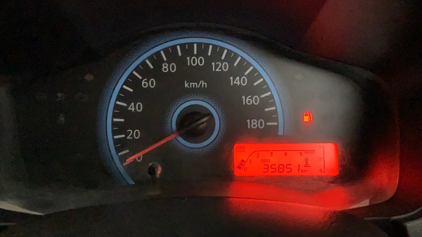 2019 Datsun Go A, Petrol, Manual, 35,887 km, Odometer Image