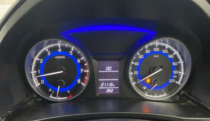 2018 Maruti Baleno DELTA PETROL 1.2, Petrol, Manual, 21,068 km, Odometer Image