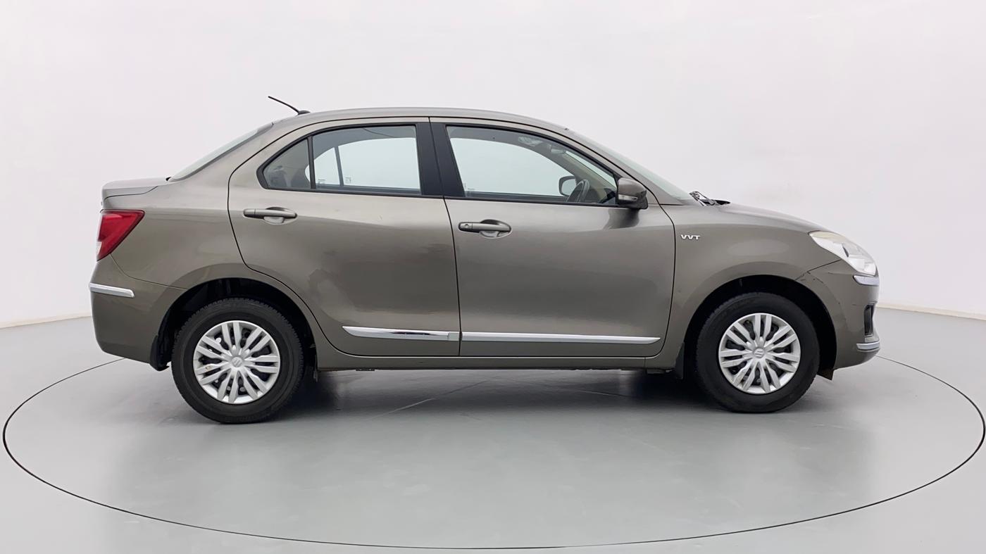 2017 Maruti Dzire VXI, Petrol, Manual, 53,668 km, Right Side View