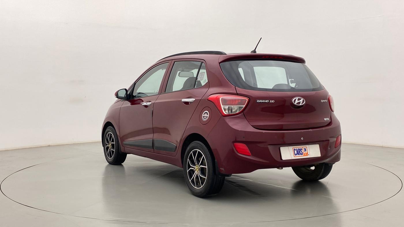2014 Hyundai Grand i10 SPORTZ 1.2 KAPPA VTVT, Petrol, Manual, 78,422 km, Left Back Diagonal