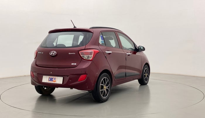 2014 Hyundai Grand i10 SPORTZ 1.2 KAPPA VTVT, Petrol, Manual, 78,422 km, Right Back Diagonal