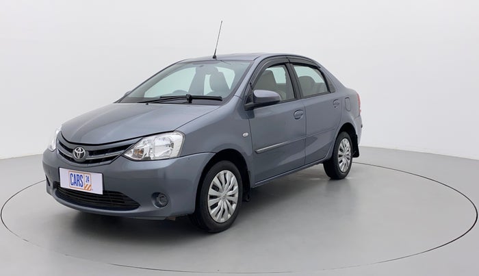 2013 Toyota Etios G, Petrol, Manual, 91,297 km, Left Front Diagonal