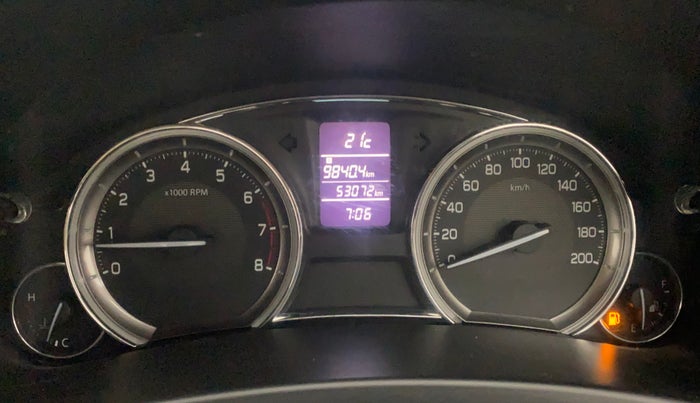2015 Maruti Ciaz ZXI+, Petrol, Manual, 53,028 km, Odometer Image