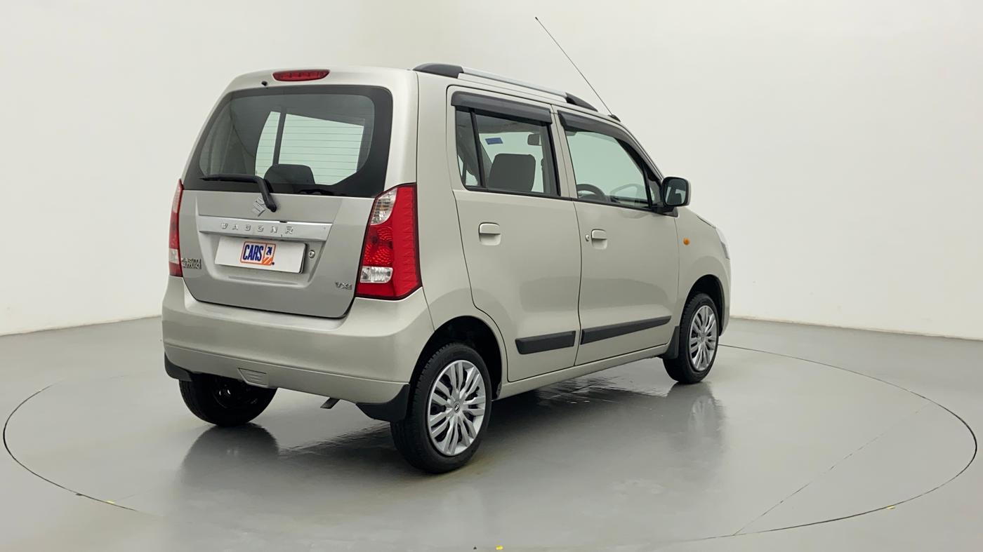 2018 Maruti Wagon R 1.0 VXI, Petrol, Manual, 389 km, Right Back Diagonal