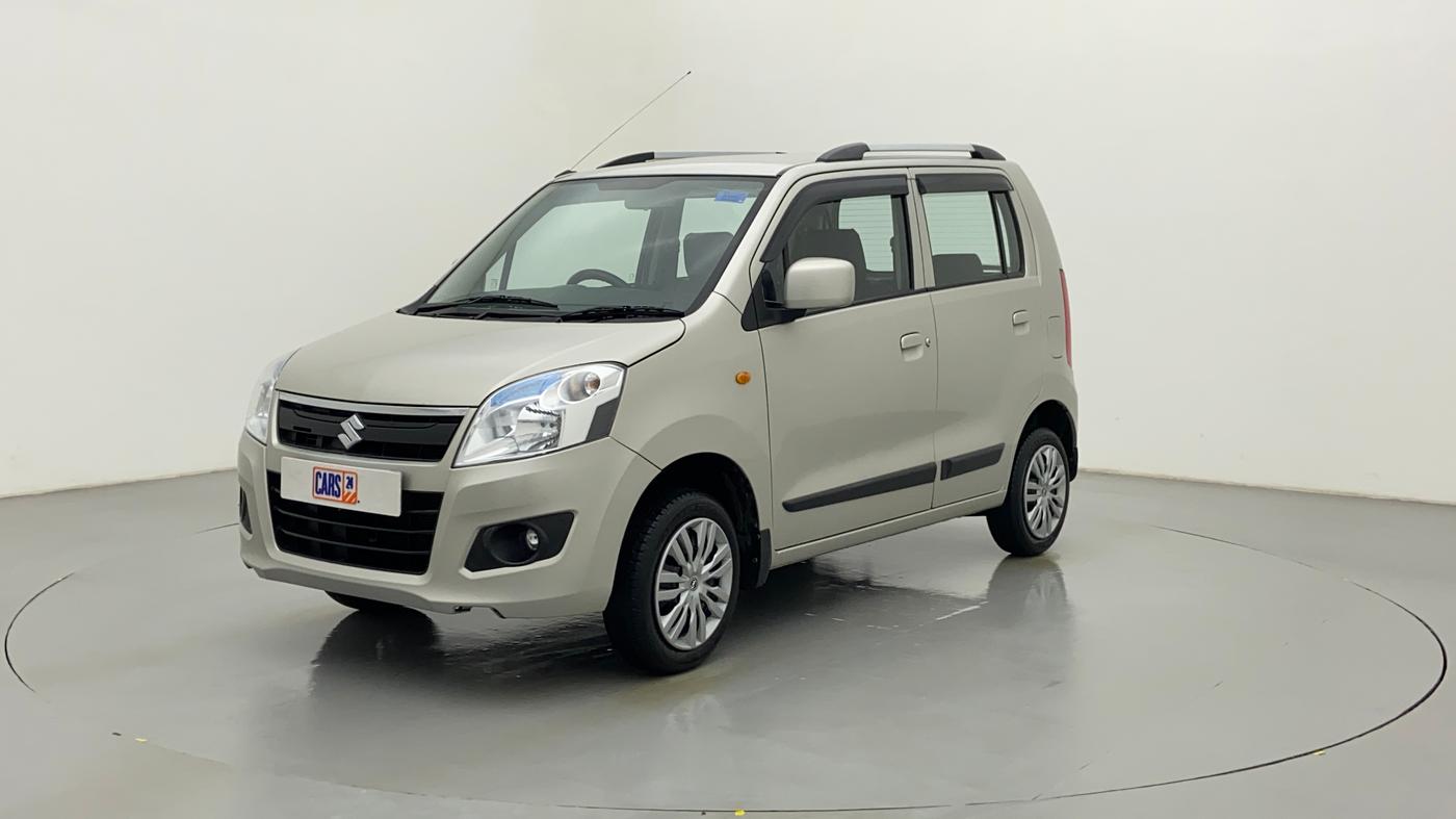 2018 Maruti Wagon R 1.0 VXI, Petrol, Manual, 389 km, Left Front Diagonal