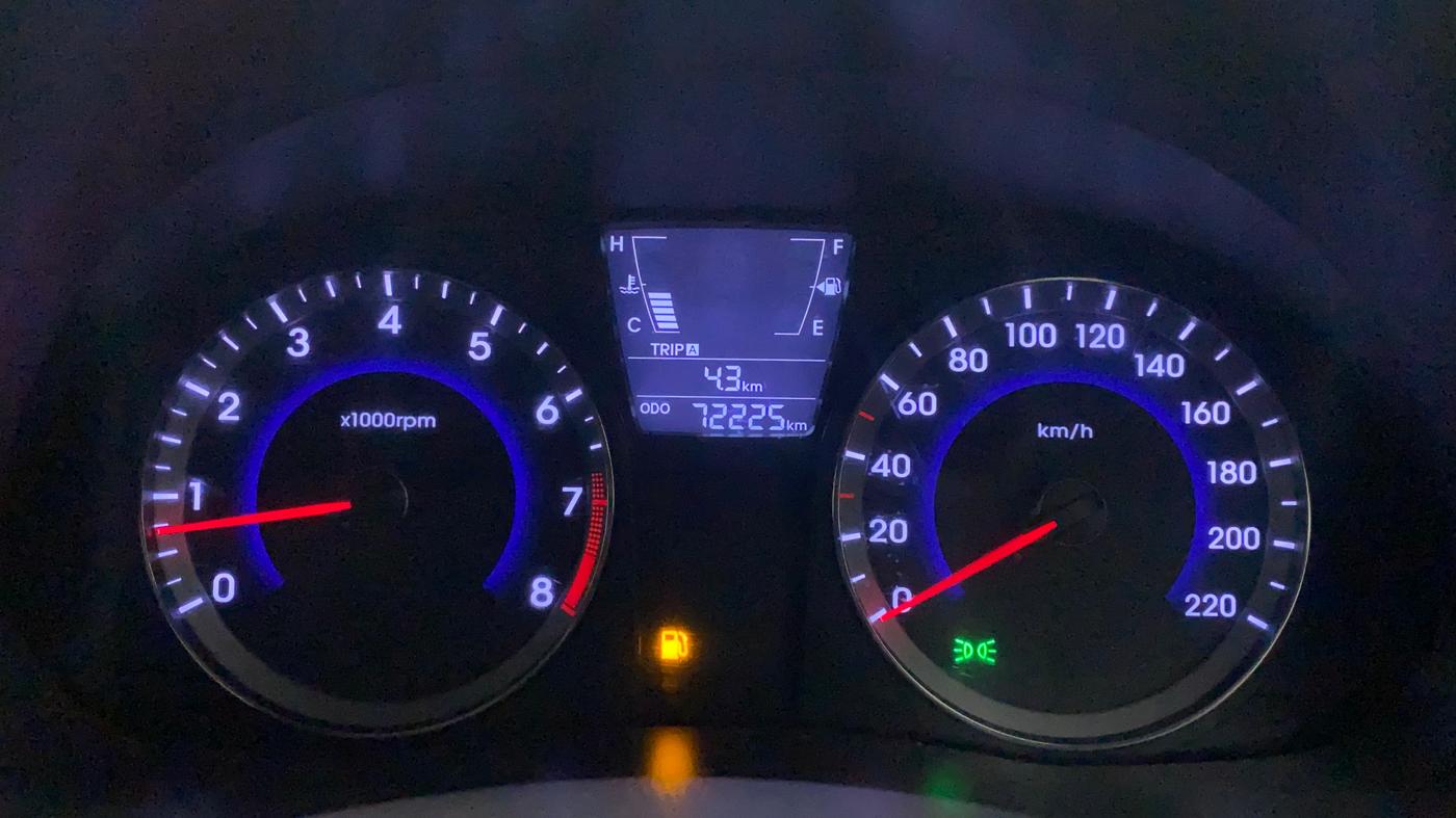 2014 Hyundai Verna FLUIDIC 1.6 VTVT SX, Petrol, Manual, 72,116 km, Odometer Image