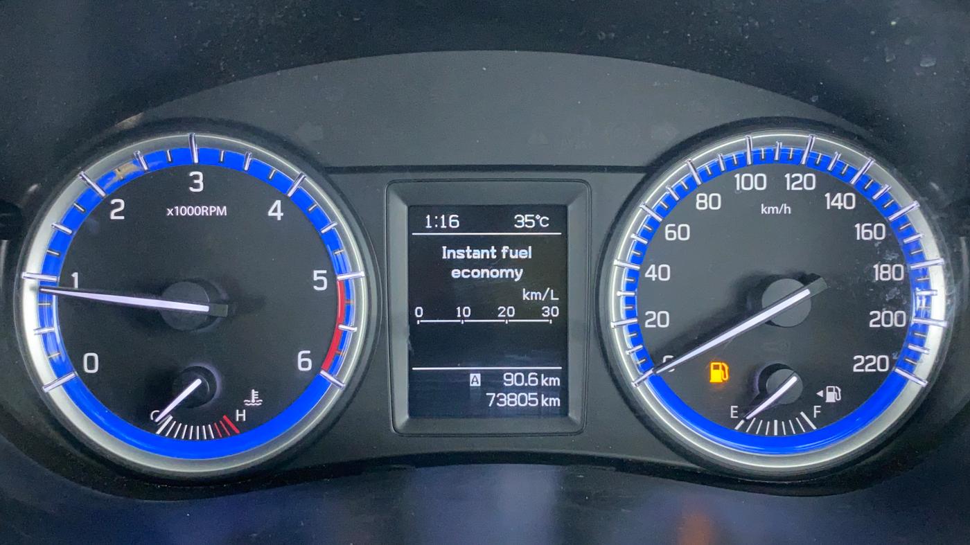 2016 Maruti S Cross ZETA 1.3, Diesel, Manual, 73,870 km, Odometer Image