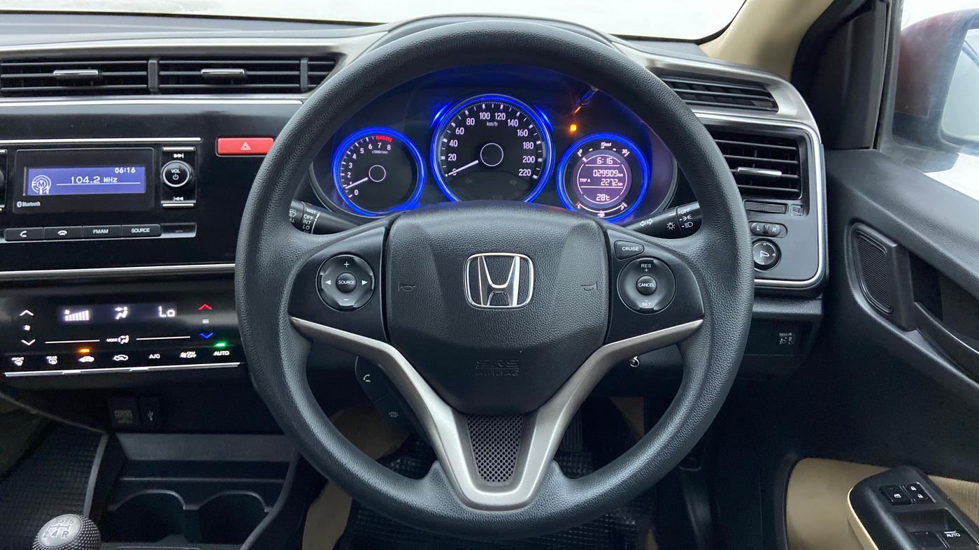 2014 Honda City SV MT PETROL, Petrol, Manual, 30,607 km, Steering Wheel Close Up