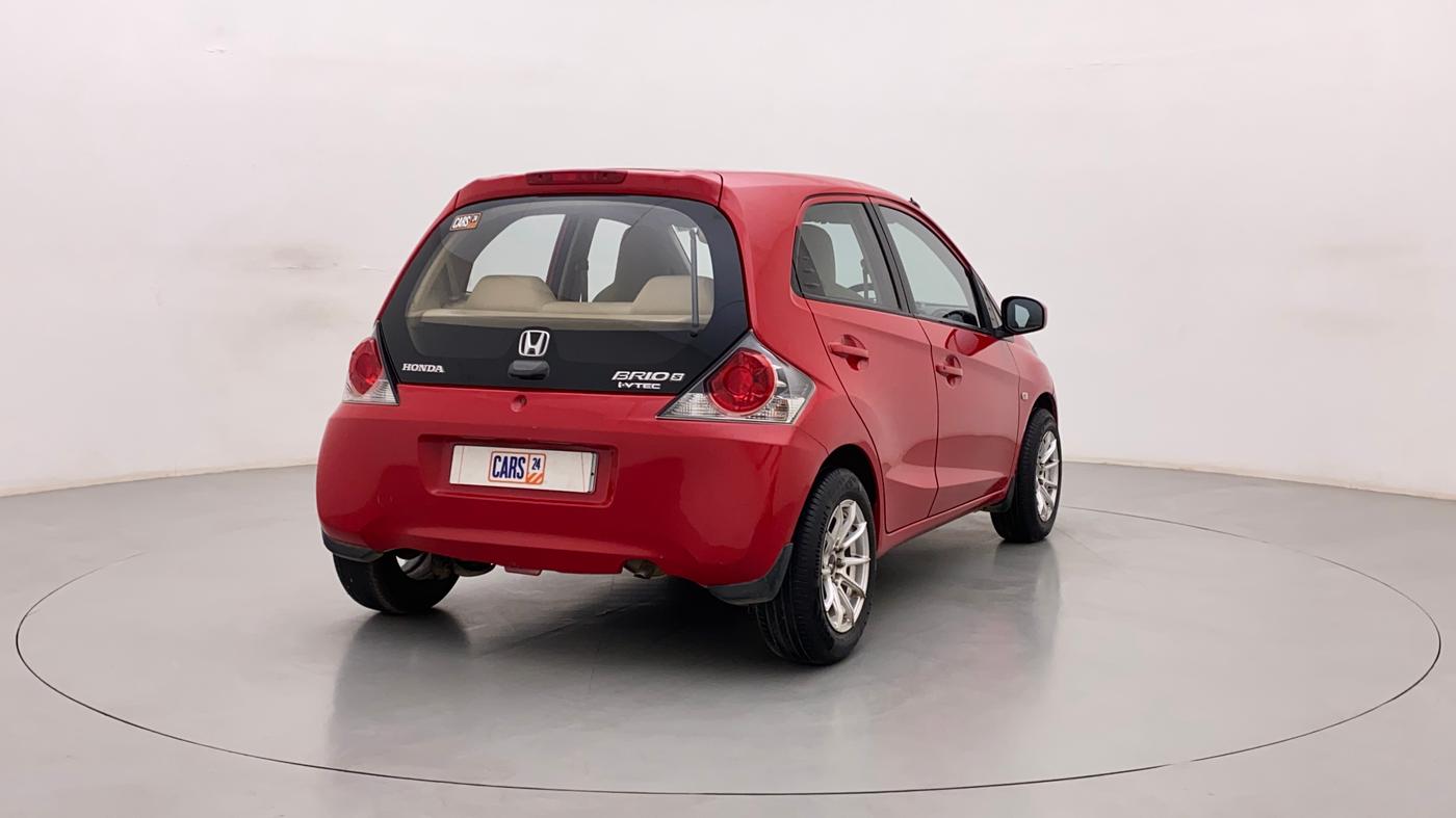 2012 Honda Brio S MT, Petrol, Manual, 49,334 km, Right Back Diagonal