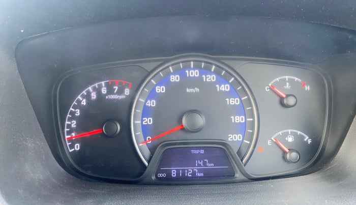 2015 Hyundai Xcent S 1.2, Petrol, Manual, 81,114 km, Odometer Image