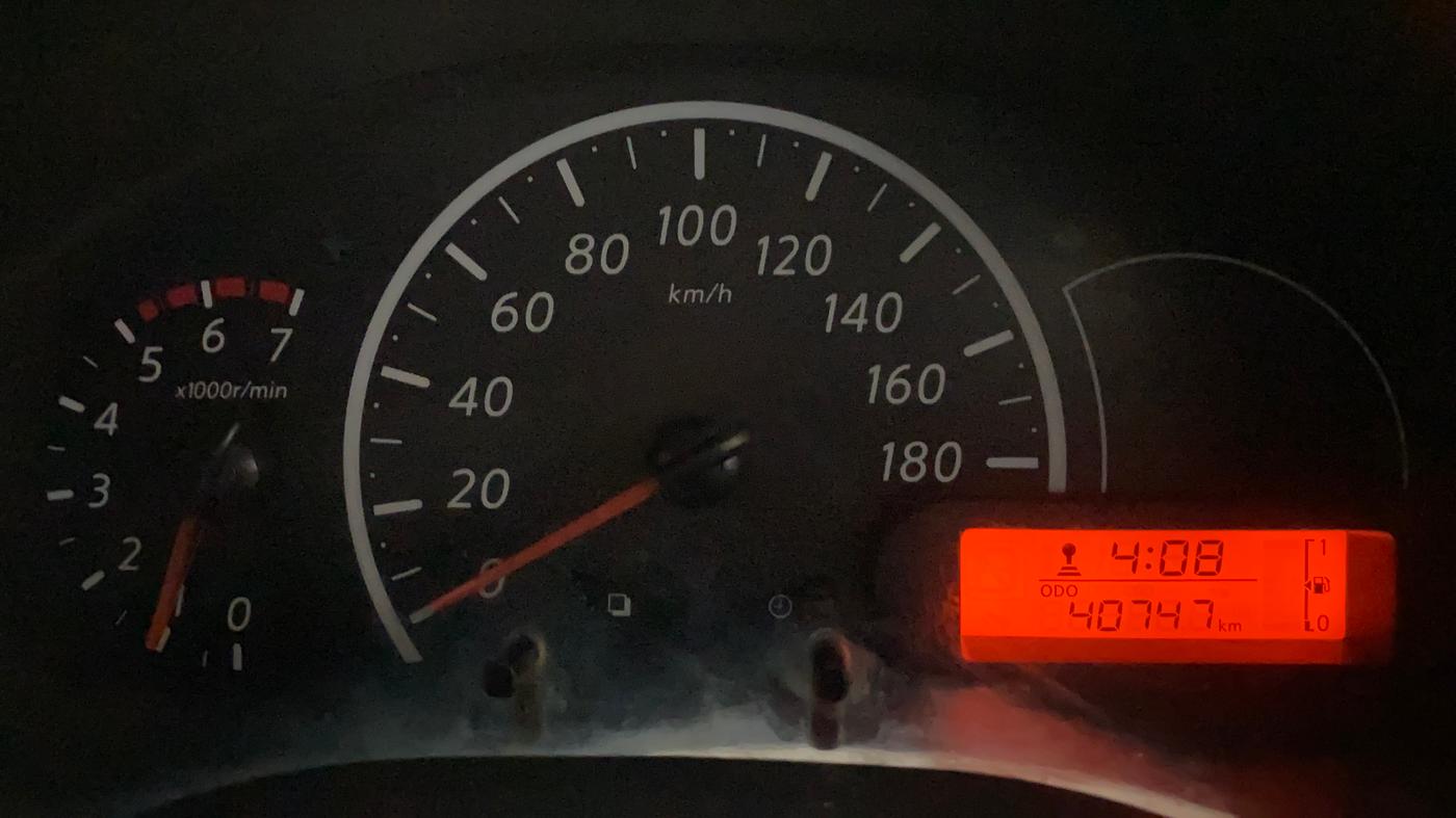 2017 Nissan Micra Active XV, Petrol, Manual, 40,735 km, Odometer Image