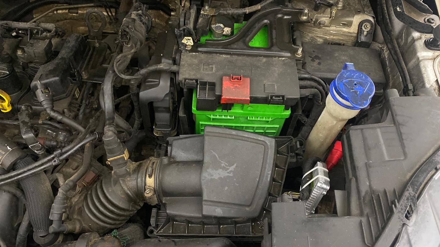 2019 Ford Ecosport TITANIUM + 1.5L PETROL AT, Petrol, Automatic, 32,034 km, Engine View - Left