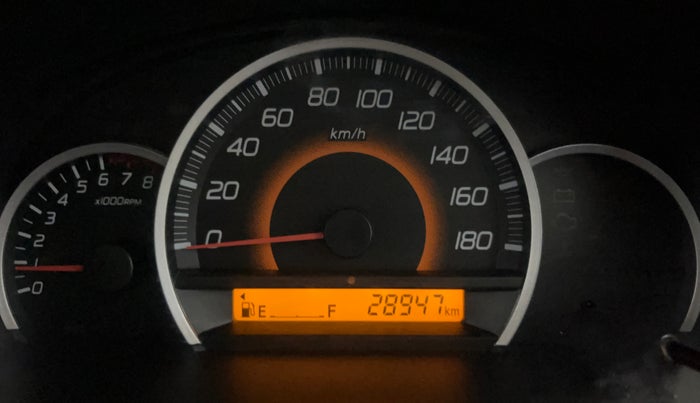 2015 Maruti Wagon R 1.0 VXI, Petrol, Manual, 28,879 km, Odometer Image