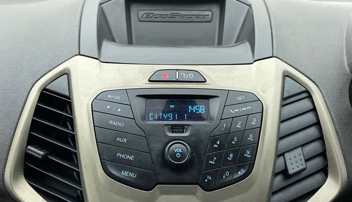 2014 Ford Ecosport 1.5AMBIENTE TI VCT, Petrol, Manual, 85,905 km, Infotainment System