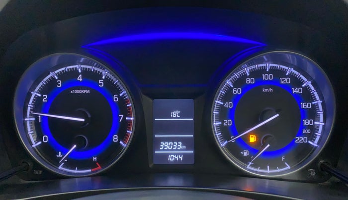 2017 Maruti Baleno DELTA PETROL 1.2, Petrol, Manual, 39,033 km, Odometer Image