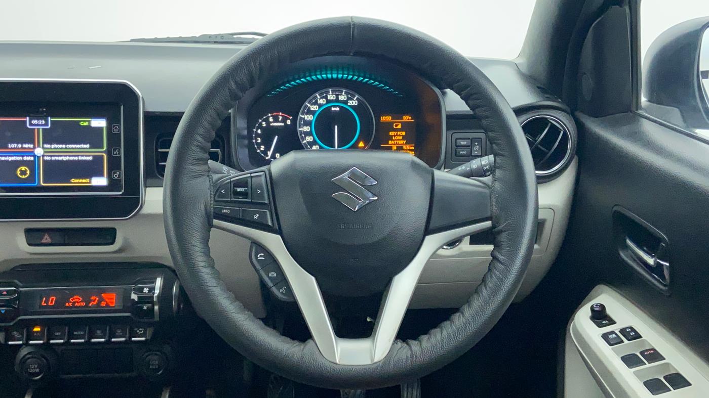 2019 Maruti IGNIS ALPHA 1.2, Petrol, Manual, 29,558 km, Steering Wheel Close Up